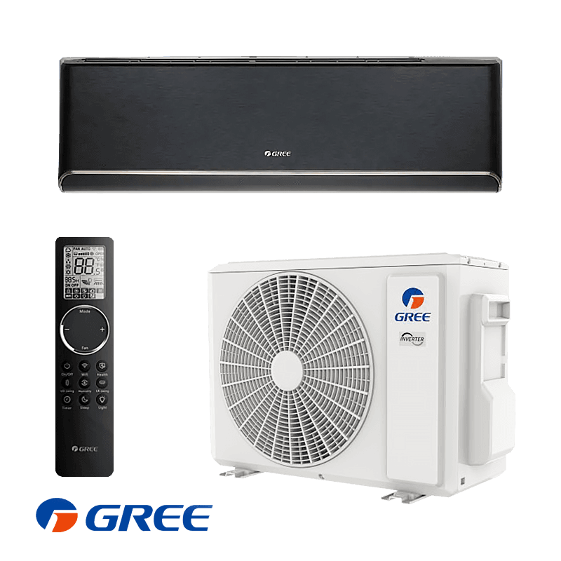 Інверторний кондиціонер Gree Airy GWH18AVDXE-K6DNA1A - черен