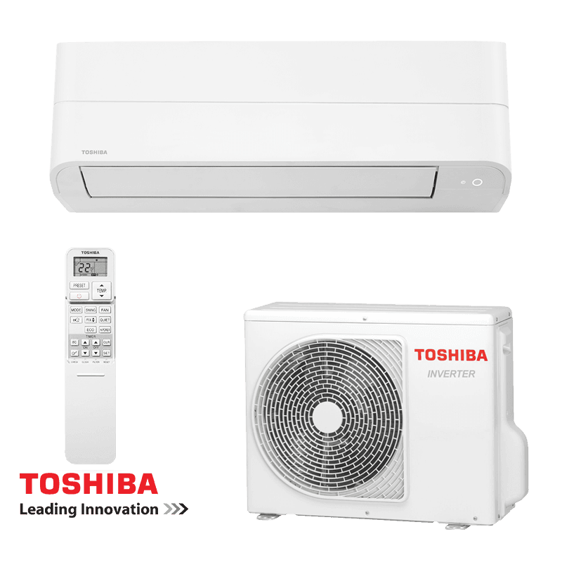 Инверторен климатик Toshiba Essento RAS-B13B2KV2G-E + RAS-13B2AVG-E2 - 1
