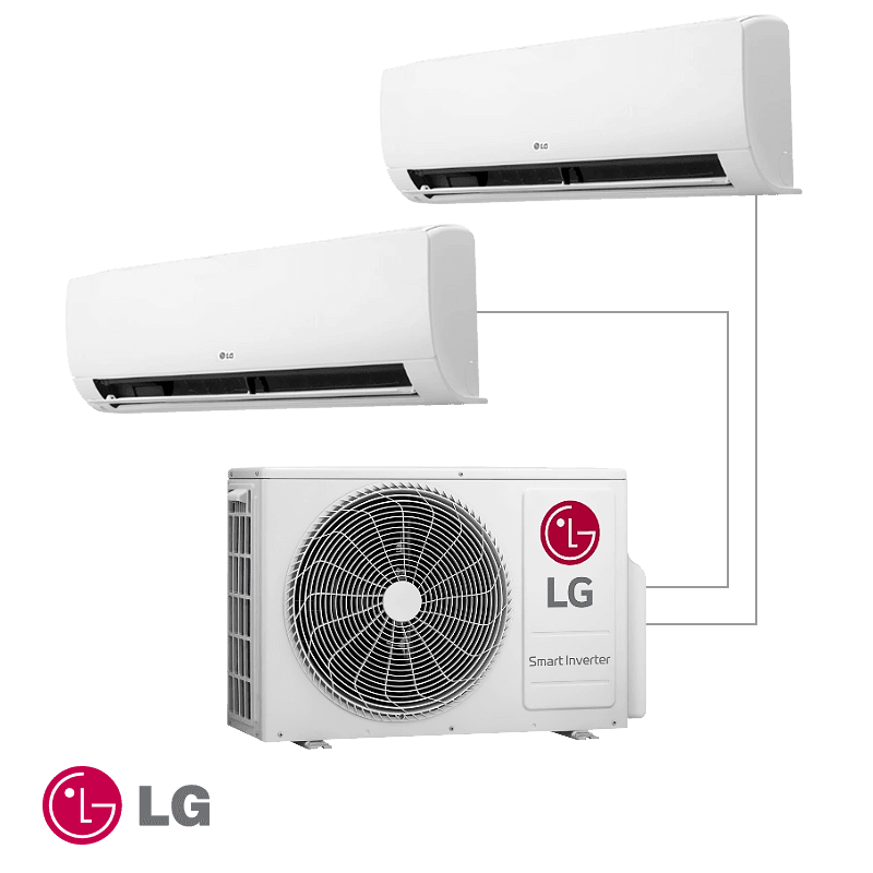 LG мулти сплит система RM2U15.U18 + RMN09.NSJ + RMN09.NSJ