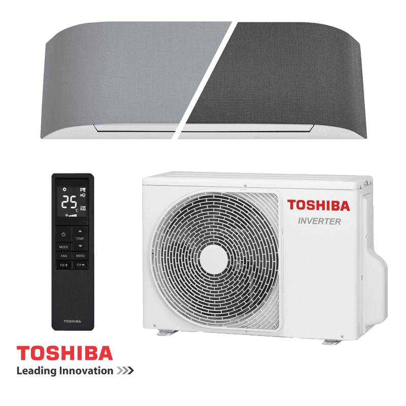 Инверторный кондиционер Toshiba Haori RAS-B10N4KVRG-E + RAS-10J2AVSG-E1 - 1