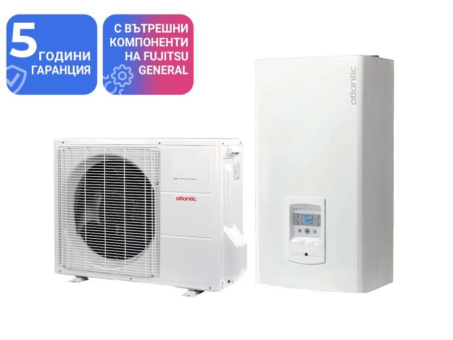 Термопомпа Atlantic LORIA 6006, 6 kW - отопление, охлаждане и БГВ