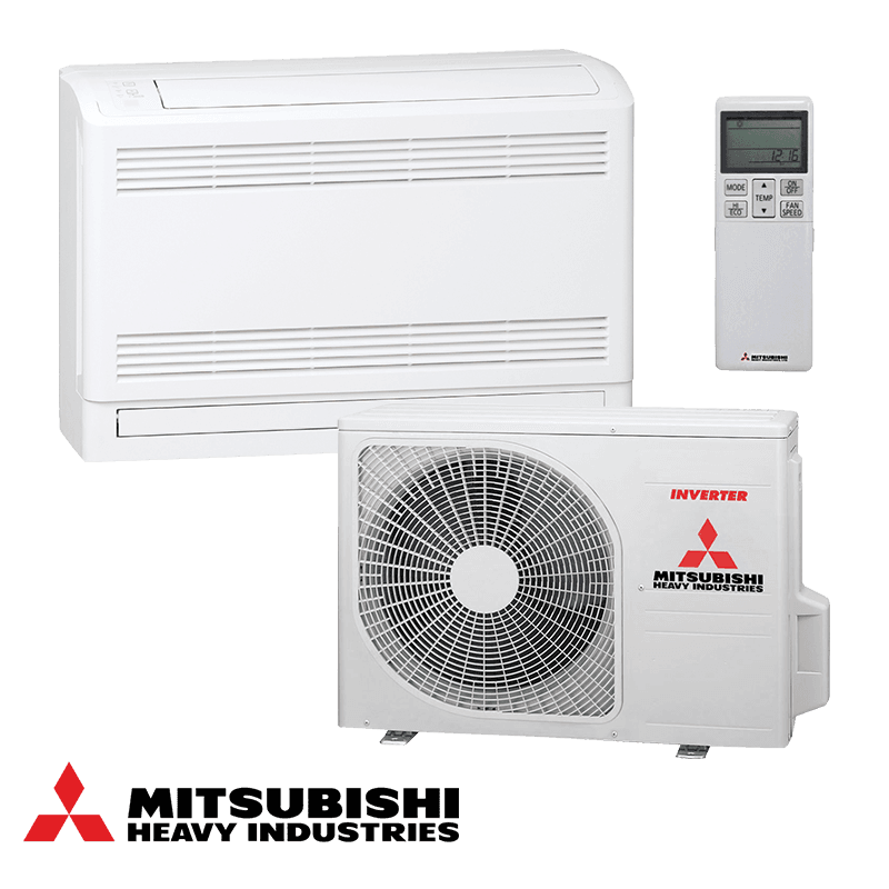 Инверторен климатик Mitsubishi Heavy Industries SRF25ZS-W + SRC25ZS-W - подово тяло