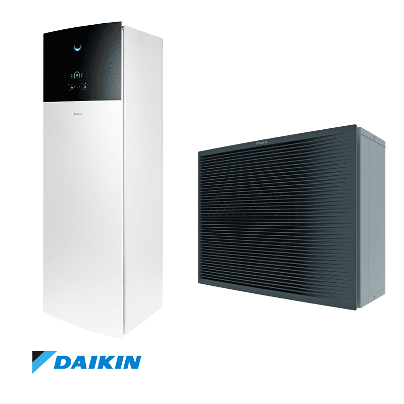 Високотемпературна термопомпа с водосъдържател Daikin Altherma ETVX16S18E9W7 + EPRA16DW1 - 1