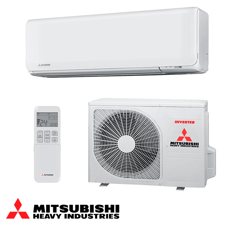 Инверторен климатик Mitsubishi Heavy Industries SRK 25 ZT-WF + SRC 25 ZT-W - бял